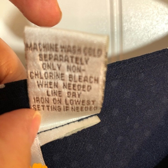 Mimi Chica EUC Navy Polka Dot Dress XS - Picture 9 of 10